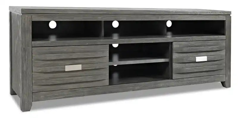 Bronx 70 TV Stand with Storage and Cable Management for TVs up to 80- Grey