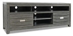 Bronx 70 TV Stand with Storage and Cable Management for TVs up to 80- Grey
