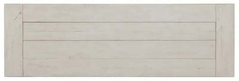 Console de canapé traditionnelle 50 po avec rangement – Pin albâtre avec base en bois à volutes