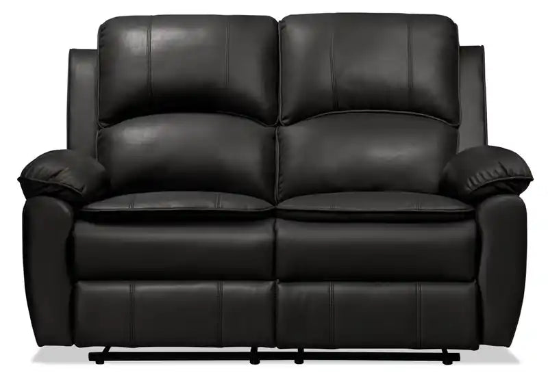 Chandler 60 Leather-Look Fabric Power Reclining Loveseat
