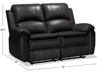 Causeuse inclinable électrique 60 po en similicuir
