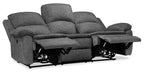 Canapé inclinable électrique en tissu chenille 82 po