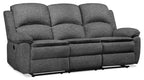 Canapé inclinable électrique en tissu chenille 82 po