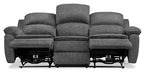 Canapé inclinable électrique en tissu chenille 82 po
