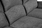 Canapé inclinable électrique en tissu chenille 82 po