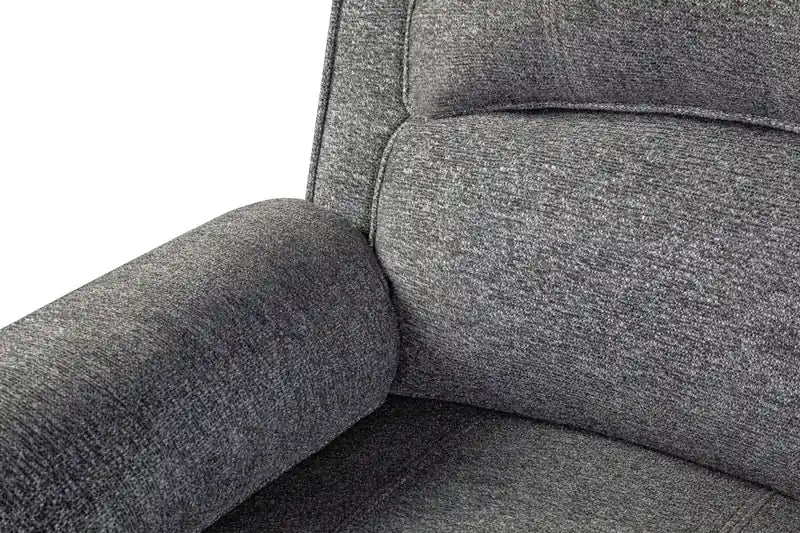 Canapé inclinable électrique en tissu chenille 82 po