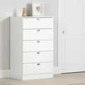 Commode 5 tiroirs - Blanc Pur