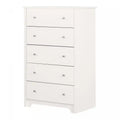Vito 5-drawer Chest - Pure White