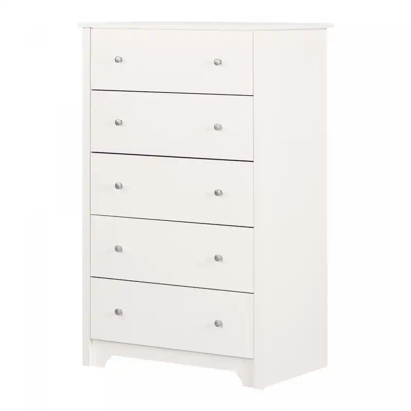Vito 5-drawer Chest - Pure White