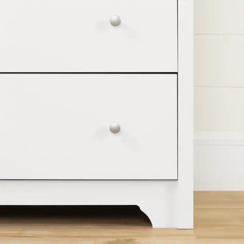 Commode 5 tiroirs - Blanc Pur