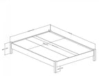 Lit plateforme - Blanc pur