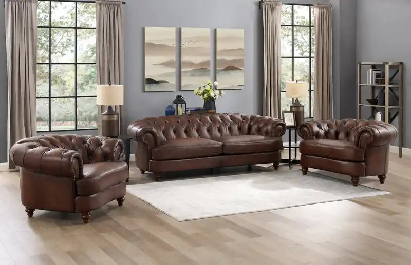 Fauteuil en cuir