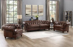 Fauteuil en cuir