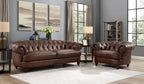 Fauteuil en cuir