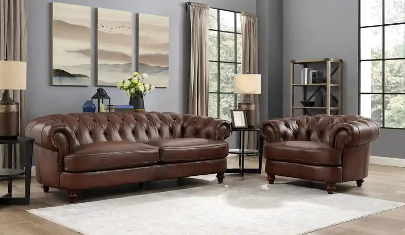 Fauteuil en cuir