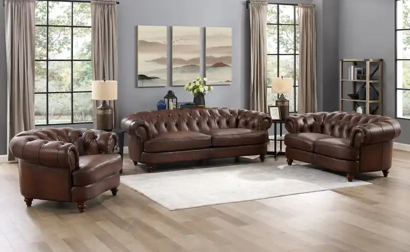 Fauteuil en cuir