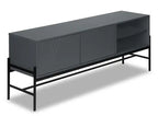 Jae 59 Modern TV Stand with Storage and Cable Management for TVs up to 65- Grey