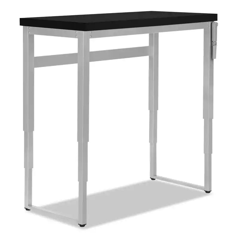 47.25 Bureau réglable en hauteur - Noir/Argent
