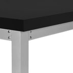 47.25 Bureau réglable en hauteur - Noir/Argent