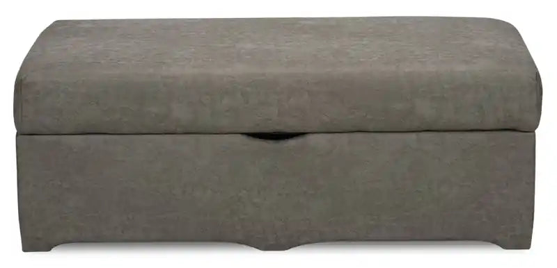 48 Pouf de rangement en similicuir