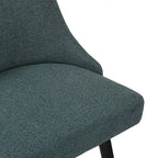 Tabouret de hauteur comptoir avec siège pivotant et tissu en polyester, 26,5H, bois et métal