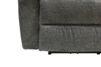 Fauteuil inclinable électrique en tissu chenille 40 po avec port USB - Addison gris étain