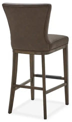 Tabouret de bar en similicuir, 76 cm H