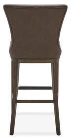 Tabouret de bar en similicuir, 76 cm H