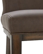 Tabouret de bar en similicuir, 76 cm H