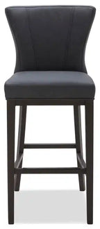 Tabouret de bar en similicuir, 76 cm H