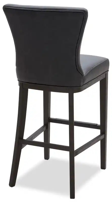 Tabouret de bar en similicuir, 76 cm H