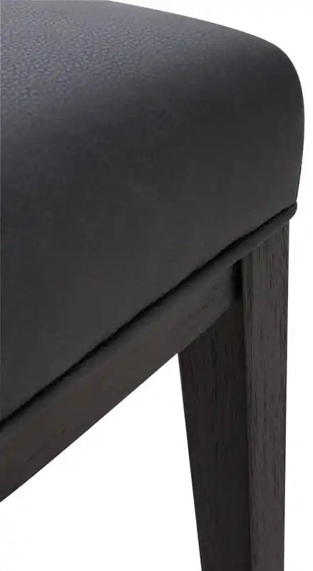 Tabouret de bar en similicuir, 76 cm H