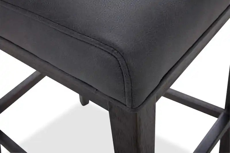 Tabouret de bar en similicuir, 76 cm H