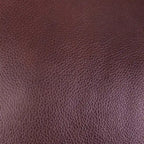 44 Cuir véritable avec surpiqûres à motif losanges et pieds en bois – Vert écume de mer